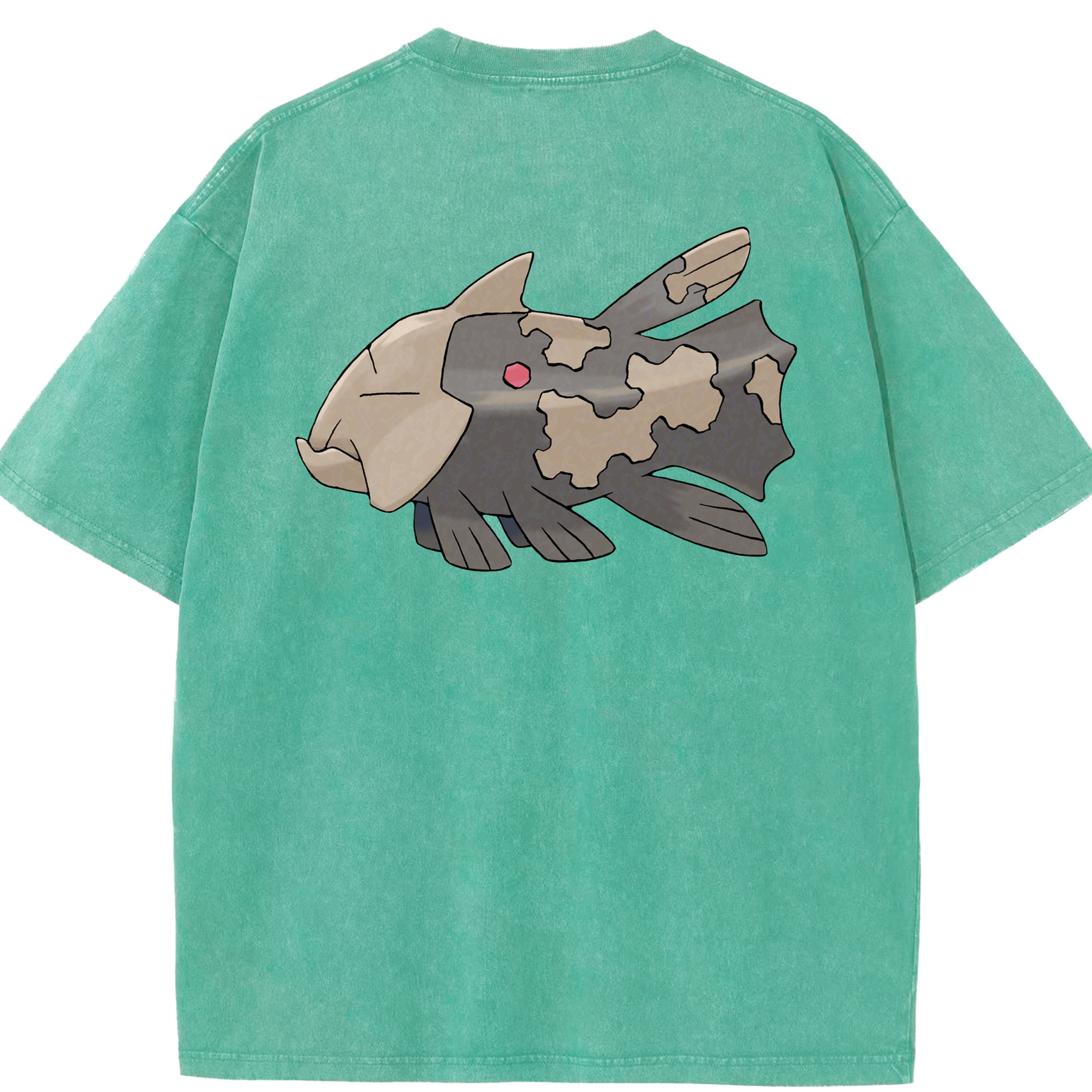 （画像用） ポケットモンスター Pokémon 綿100% ヴィンテージ風 半袖Tシャツ（背面プリント）